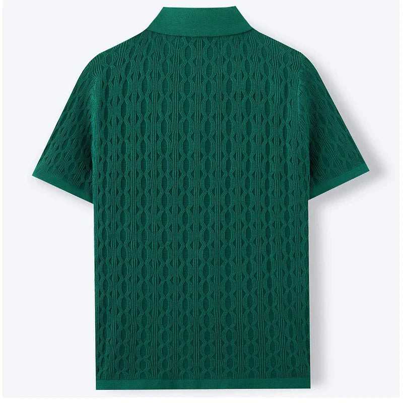Men's Knit Polo T-Shirt