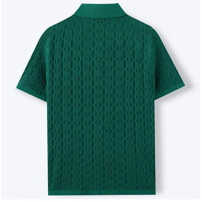 Men's Knit Polo T-Shirt