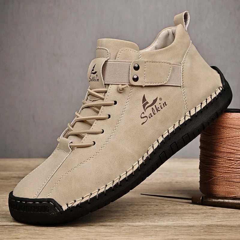 Authentic Brown Leather Boots