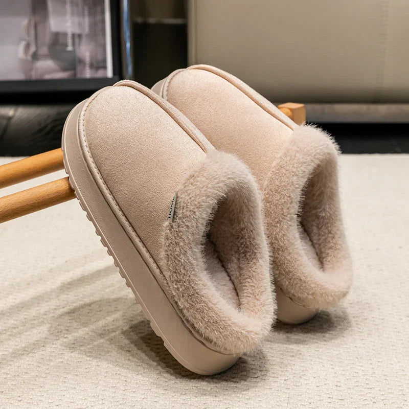 Women's Plush Slippers Warm Lining Non-Slip Sole
