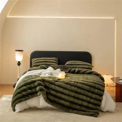 Liora Faux Fur Throw Blanket