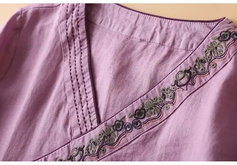 Casual Floral Lightweight Women Blouse