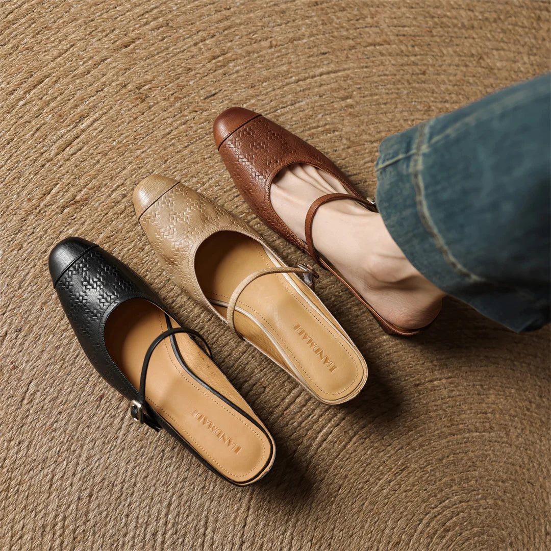 Women's Genuine Leather Mules