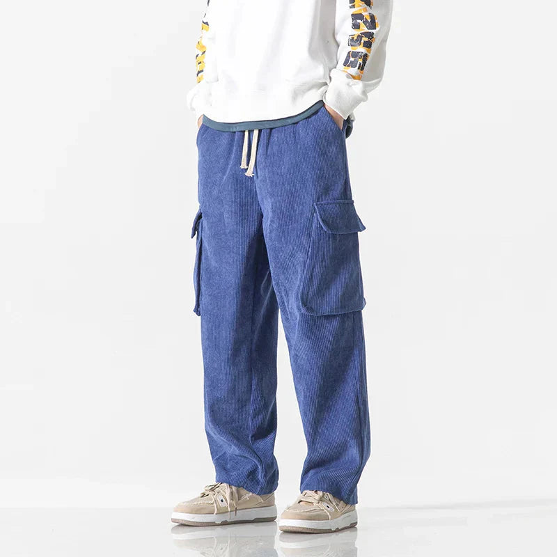 Men's Relaxed Fit Cargo Sweatpants Comfortable Casual - VibreMode
