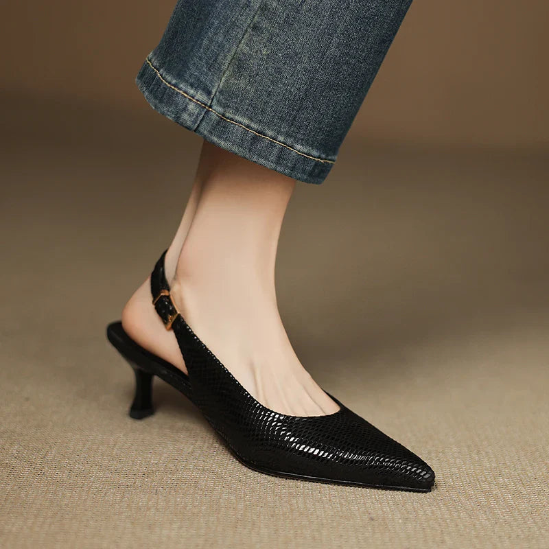 Elegant Black Heel Shoes