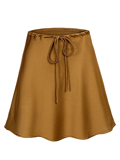 Women's Satin Mini Skirt