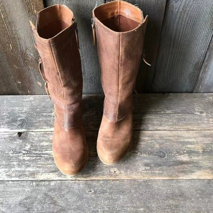 Rugged Lace Up Ankle Boots