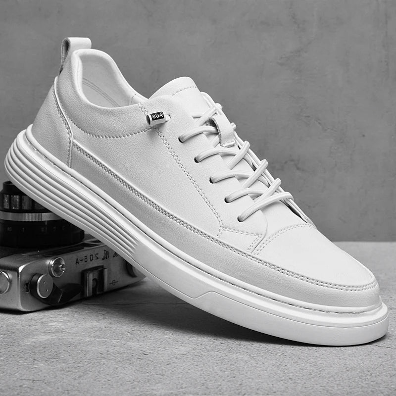 Men's Low- Sneakers Lace-Up Closure