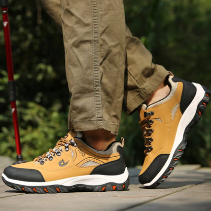 Men's Comfortable Hiking Boots Waterproof Grip Trail Running Shoes