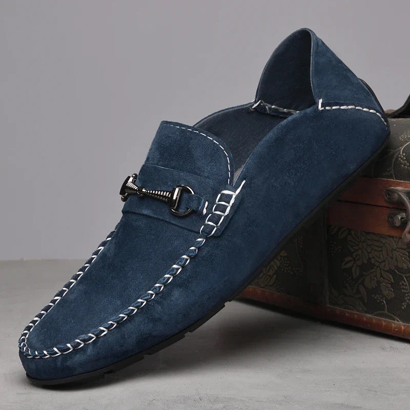 Premium Soft Leather Slip On Shoes - VibreMode