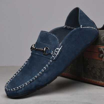 Premium Soft Leather Slip On Shoes - VibreMode