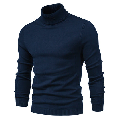 Relaxed Fit Men's Crew Neck Knit Sweater