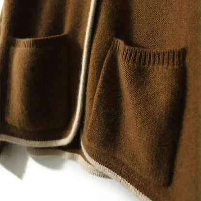 Women's Cardigan Sweater With 4 Pockets