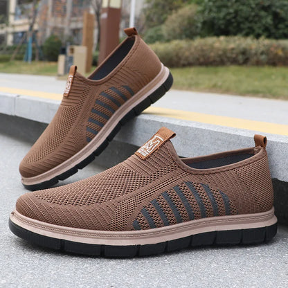 Men's Mesh Slip-On Sneakers Lightweight Breathable