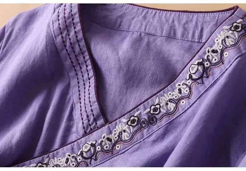 Casual Floral Lightweight Women Blouse