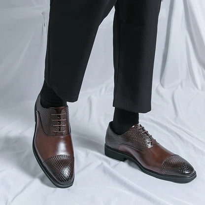 Authentic Luxury Leather Brogue Shoes