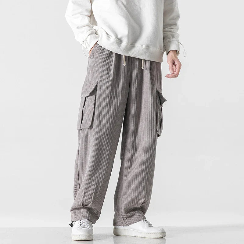 Soft Textured Corduroy Pants
