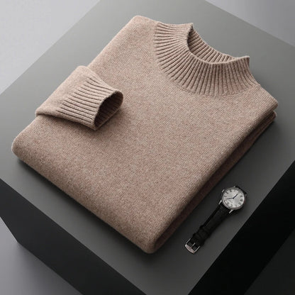 Selviano Men's Wool Pullover Sweater