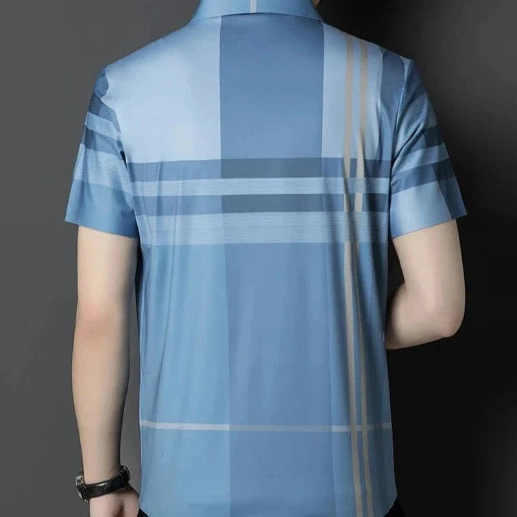 Classic Striped Short Sleeve Shirt