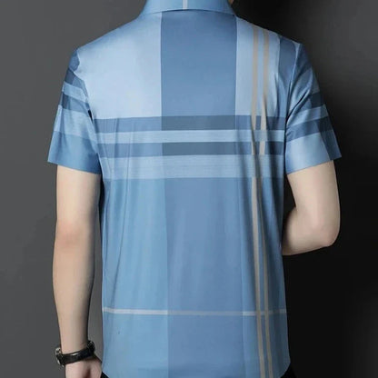 Classic Striped Short Sleeve Shirt