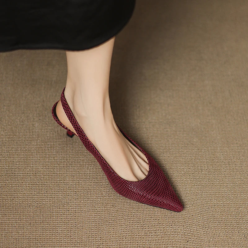 Elegant Black Heel Shoes