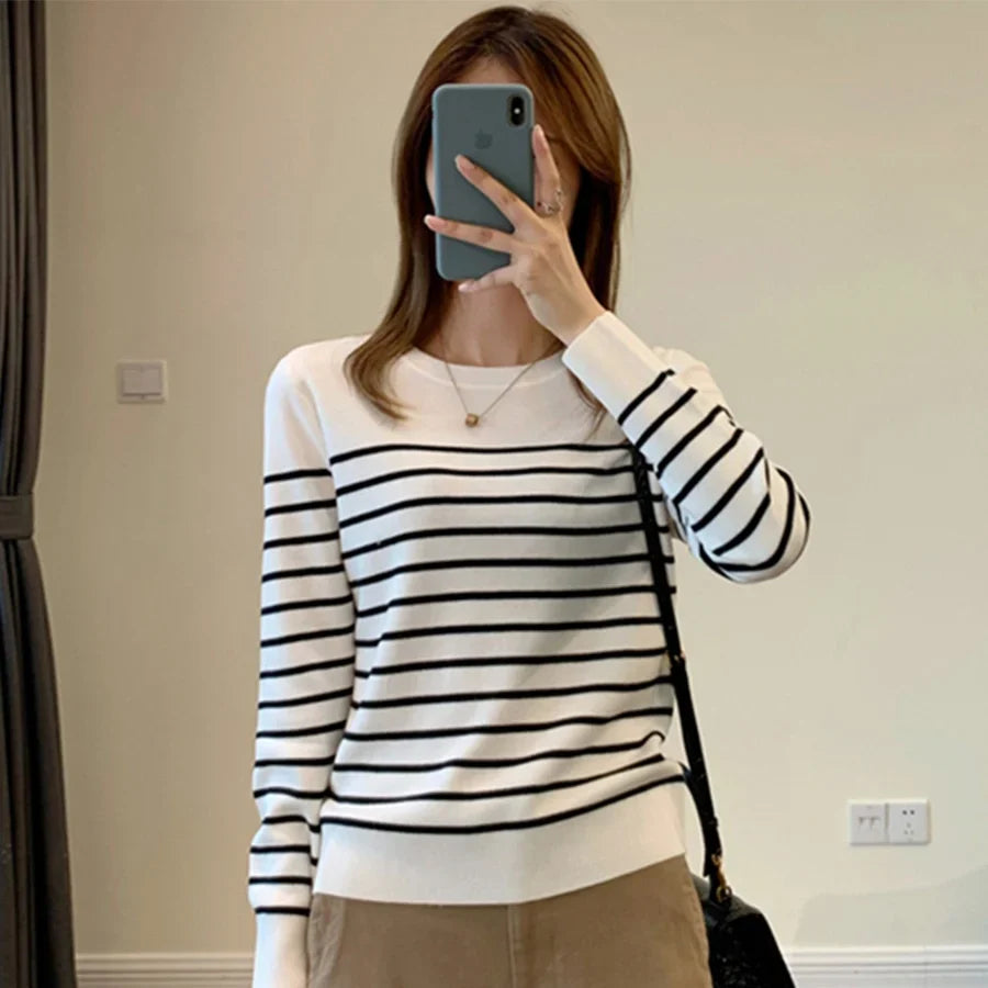 Livorno Women's Striped Knit Sweater