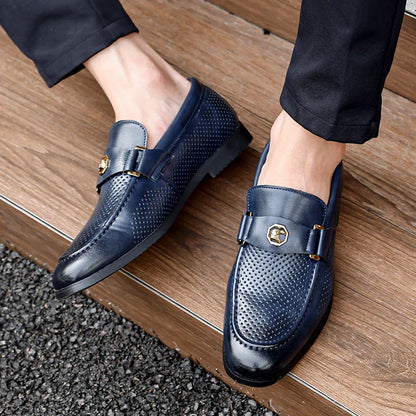 Italian Leather Men's Loafers