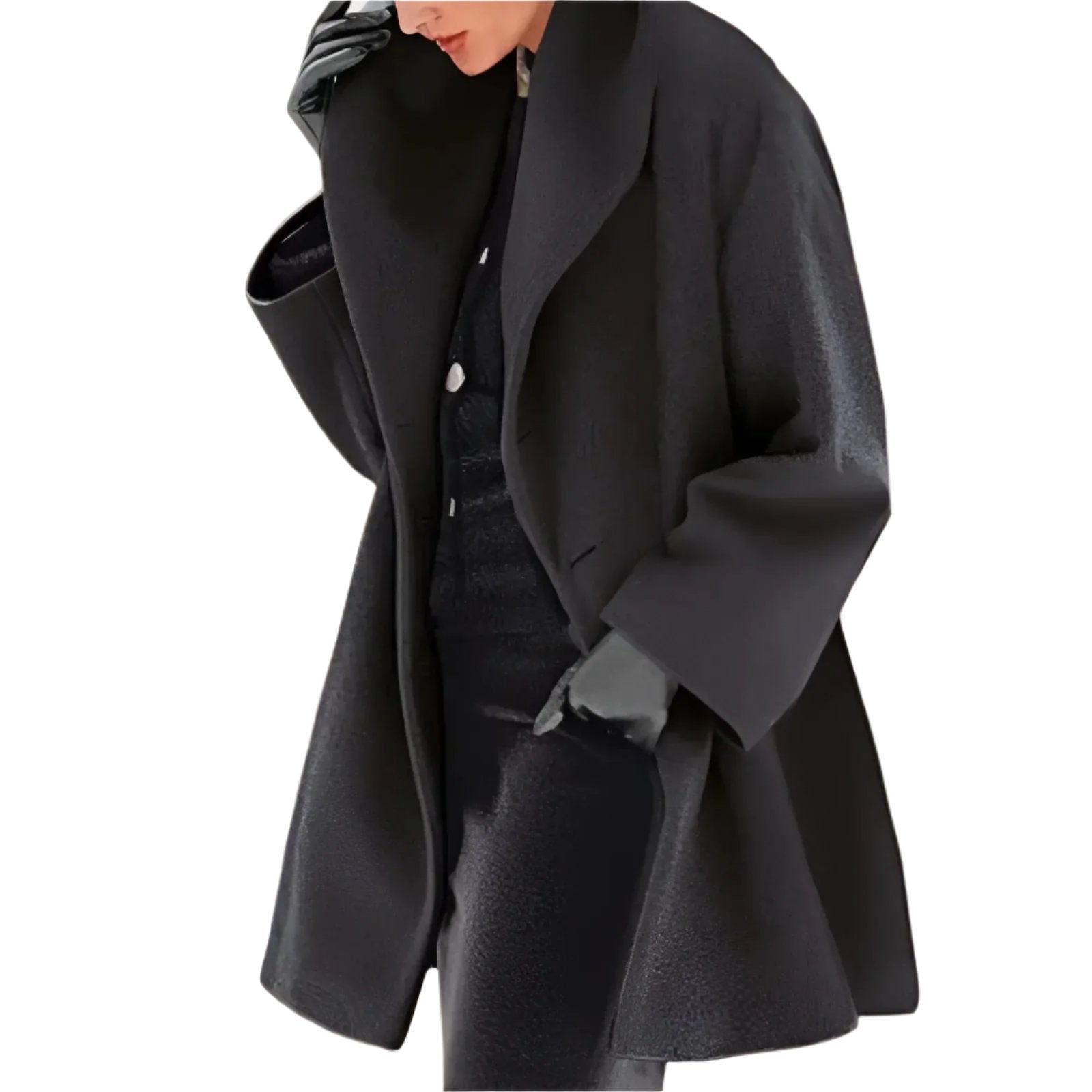 Women's Hooded Oversized Coat - VibreMode
