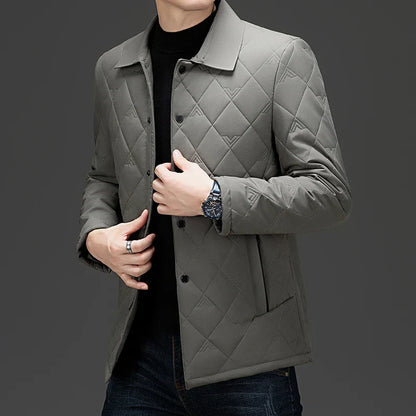 Tomston Mens Diamond Quilted Jacket