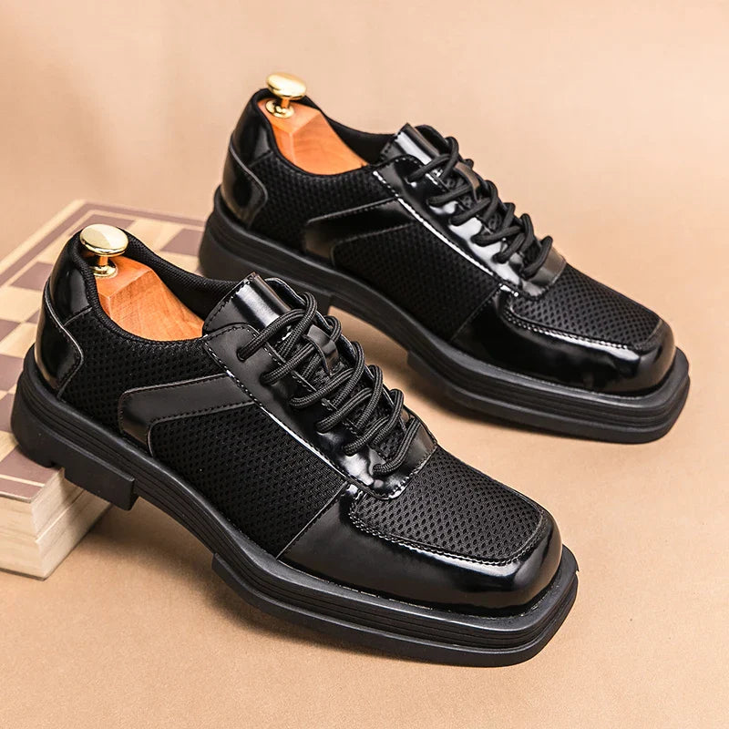 Men's Leather Derby Shoes