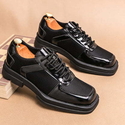 Men's Leather Derby Shoes