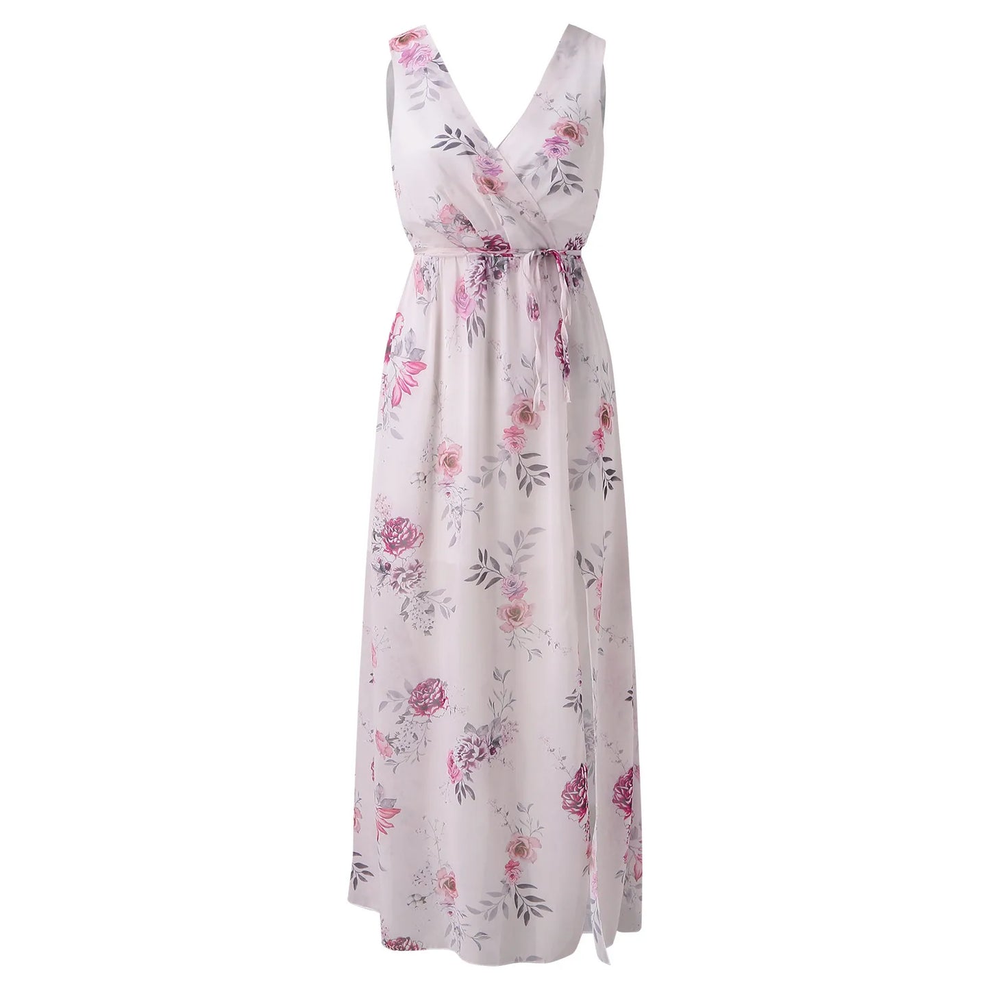Elegant Women's Slit Maxi Dress
