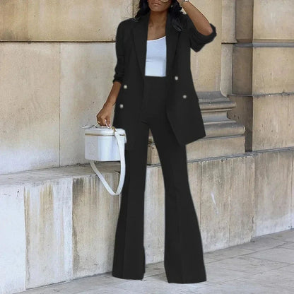 Lauren | Chic Formal Suit Set with Tailored Long Blazer for Women Caliboot