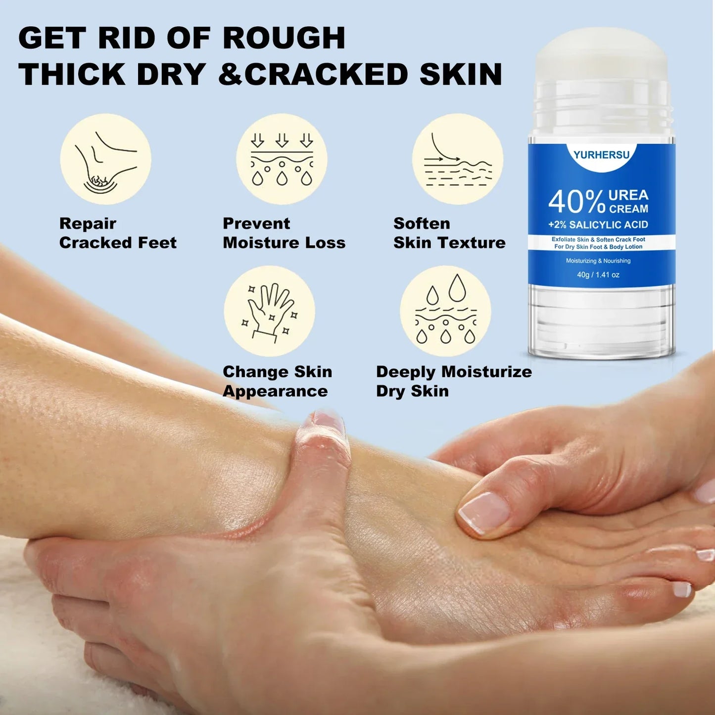Heel Repair Stick For Dry Cracked Heels Fast Relief