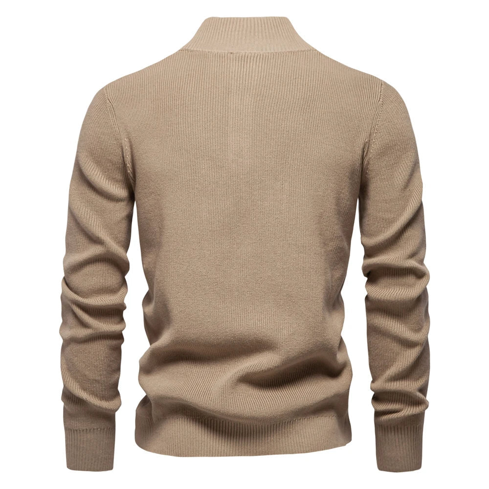 Classic Button Front Knit Sweater