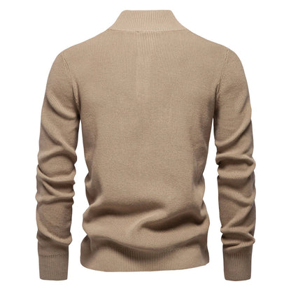 Classic Button Front Knit Sweater