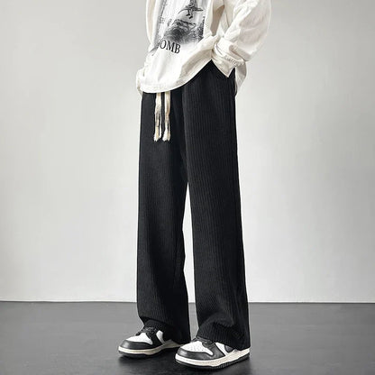 Relaxed Fit Fleece Lounge Pants Scandinavian Style