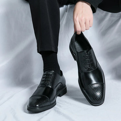 Authentic Luxury Leather Brogue Shoes
