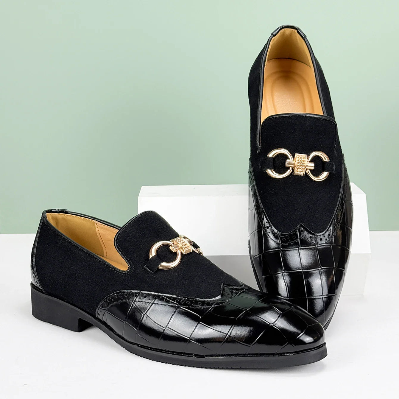Men's Leather Loafers Leather Brown