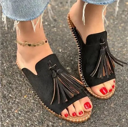 Comfortable Woven Foam Slide Sandals
