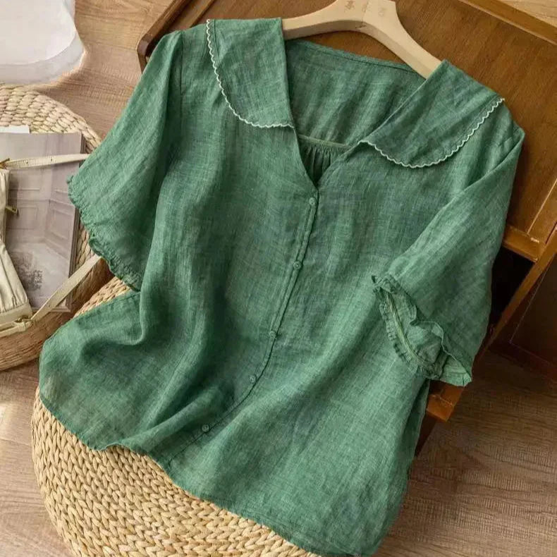 Elegant Lace Women's Blouse