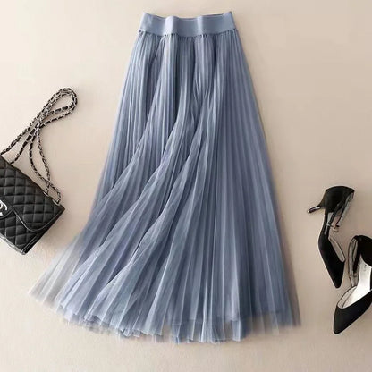 Women's Pleated Flowy Skirt