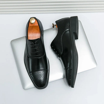 Authentic Luxury Leather Brogue Shoes