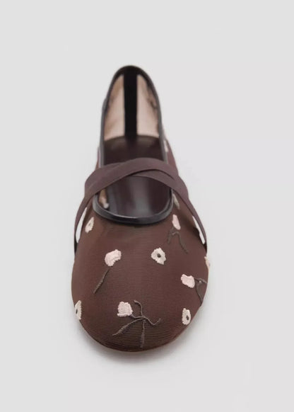 Women's Floral Ballet Flats