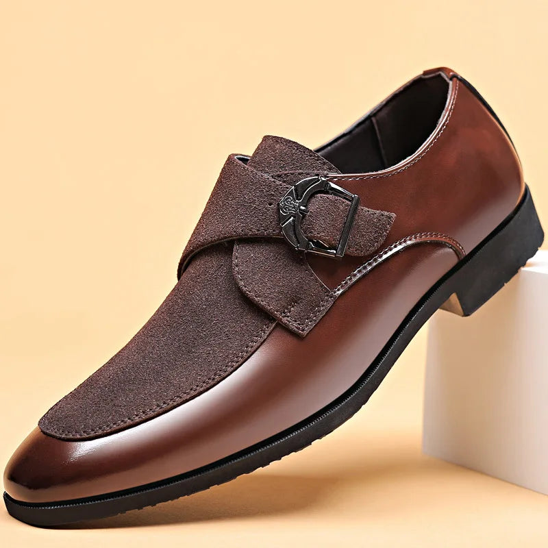 Comfortable Monk Strap Shoes - VibreMode