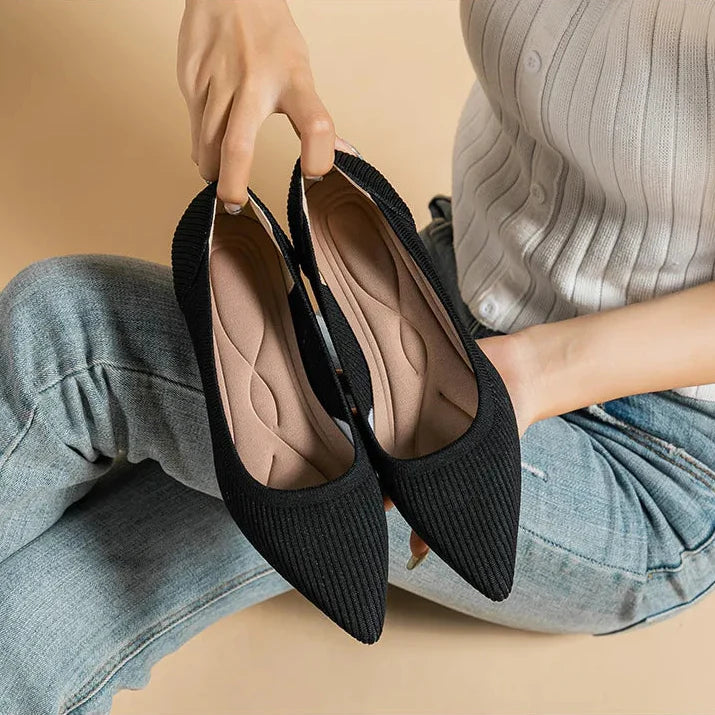 Cute Cat Heel Shoes
