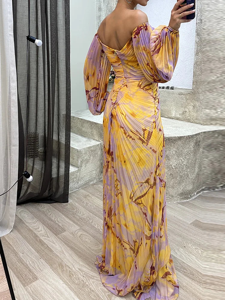 Elegant Ladies V-Neck Lace Party Dress