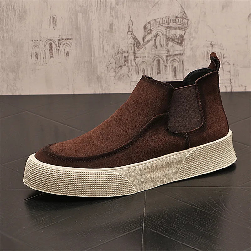 Matteo Men's Suede Chelsea Boots