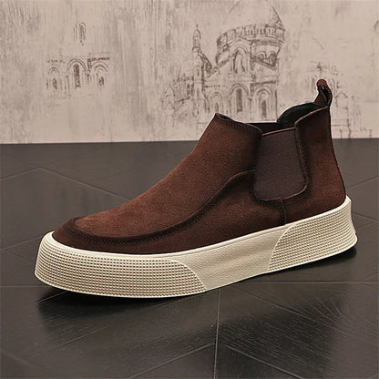 Matteo Men's Suede Chelsea Boots