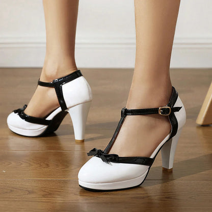 Stylish Ankle Strap High Heels
